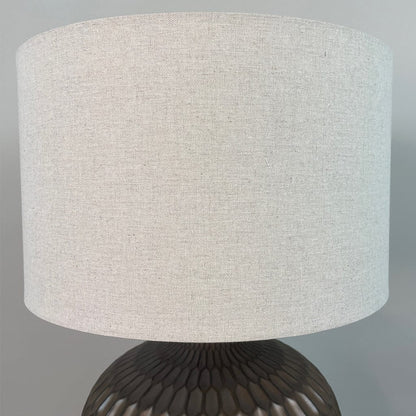 Cassius Bronze Textured Glazed Ceramic Table Lamp
