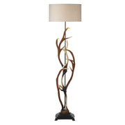 David Hunt Antler Floor Lamp complete with Shade