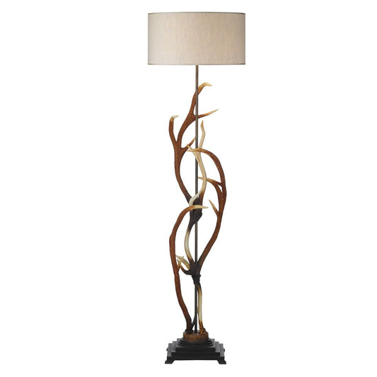 David Hunt Antler Floor Lamp complete with Shade