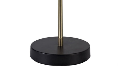 Atom 2 Light Matt Black Table Lamp