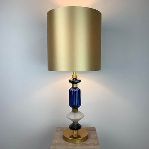 Alena Table Lamp with Tall Golden Shade