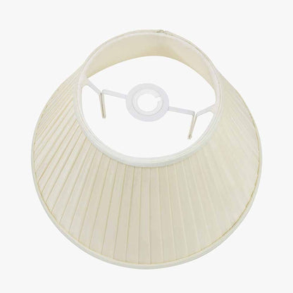 Bacall Almond Silk Knife Pleat Empire Shade