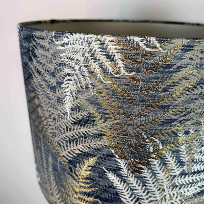 Rocke Bespoke Shade in Gold, Cream & Black Fern