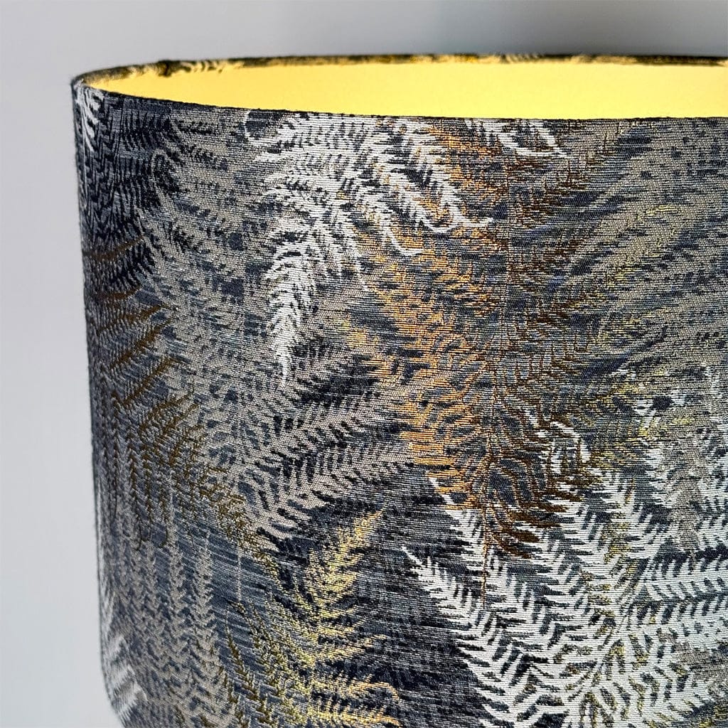 Rocke Bespoke Shade in Gold, Cream & Black Fern