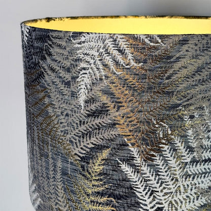 Rocke Bespoke Shade in Gold, Cream & Black Fern