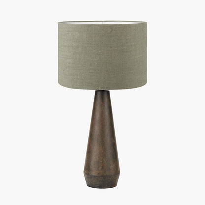 Verdigris Conical Table Lamp