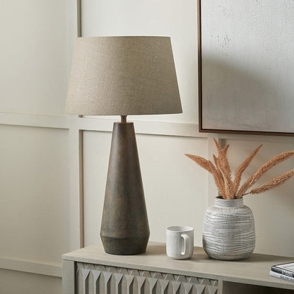 Verdigris Conical Table Lamp
