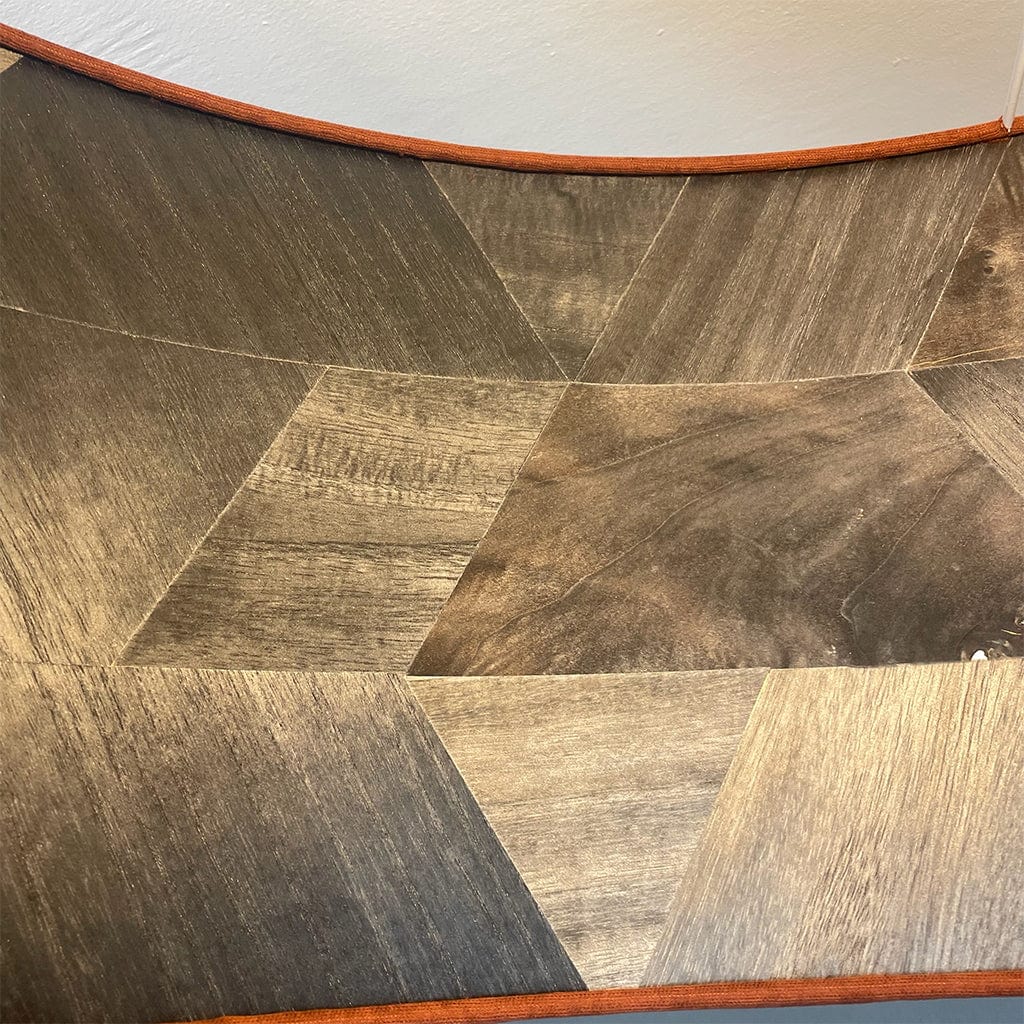 Arte Formations Wallpaper Lined Pendant Shade with Spice Outer