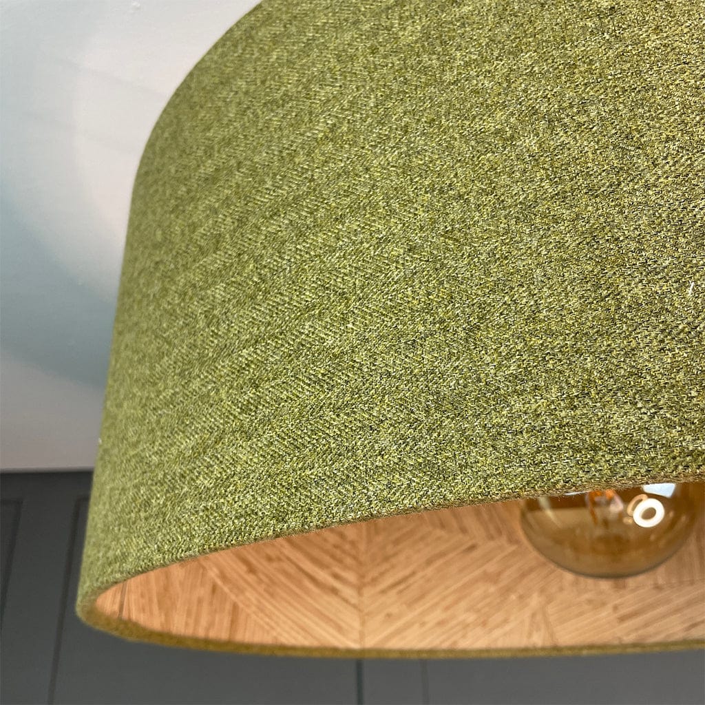 Arte Mauna Wallpaper Lined Pendant Shade with Ochre Outer