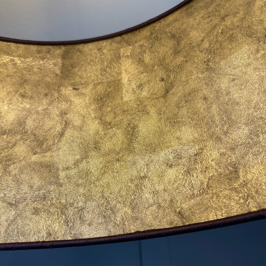 Astor Calla Lily Pendant Shade Lined with Anthology Marble Wallpaper