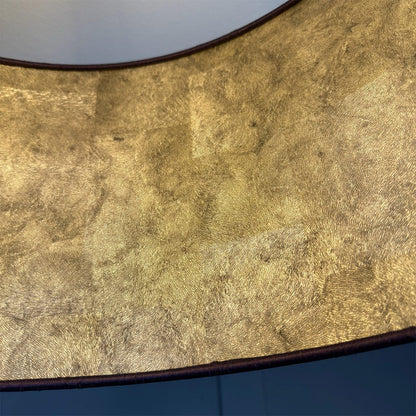 Astor Calla Lily Pendant Shade Lined with Anthology Marble Wallpaper