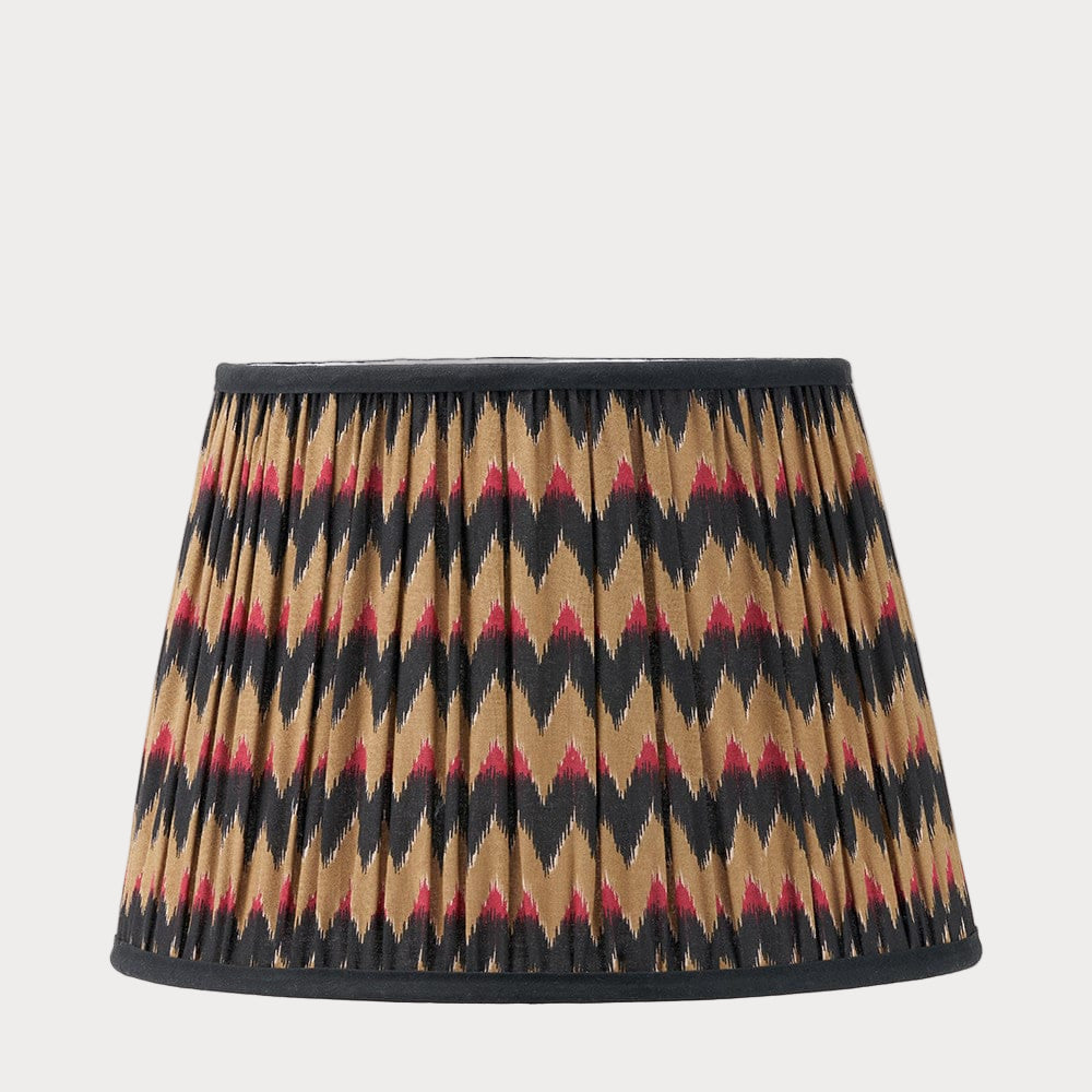 Athira Multi Chevron Mushroom Pleat Tapered Lamp