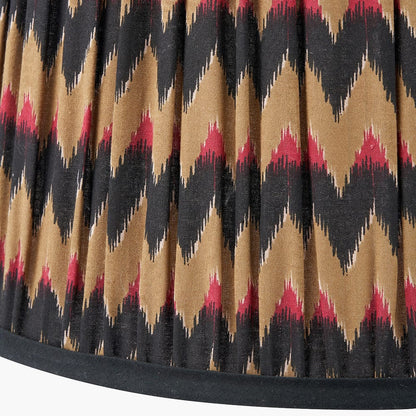 Athira Multi Chevron Mushroom Pleat Tapered Lamp