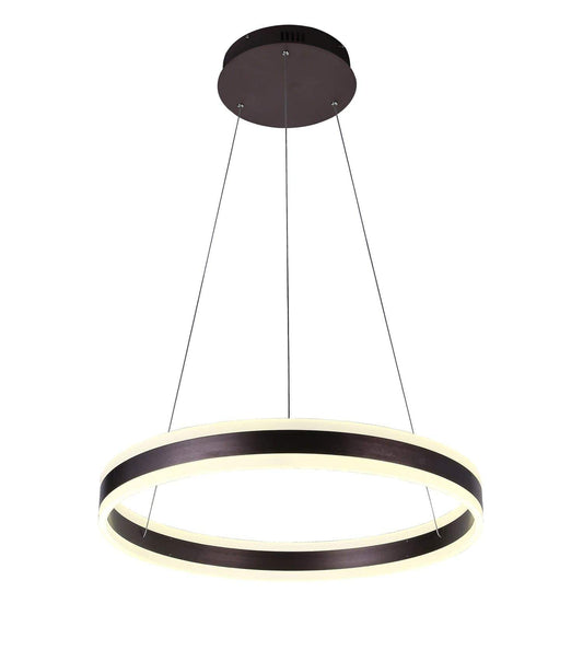 Henley Single LED Pendant Brushed Mocha