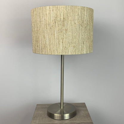 Belford Antique Brass Table Lamp with Honeycomb Shade