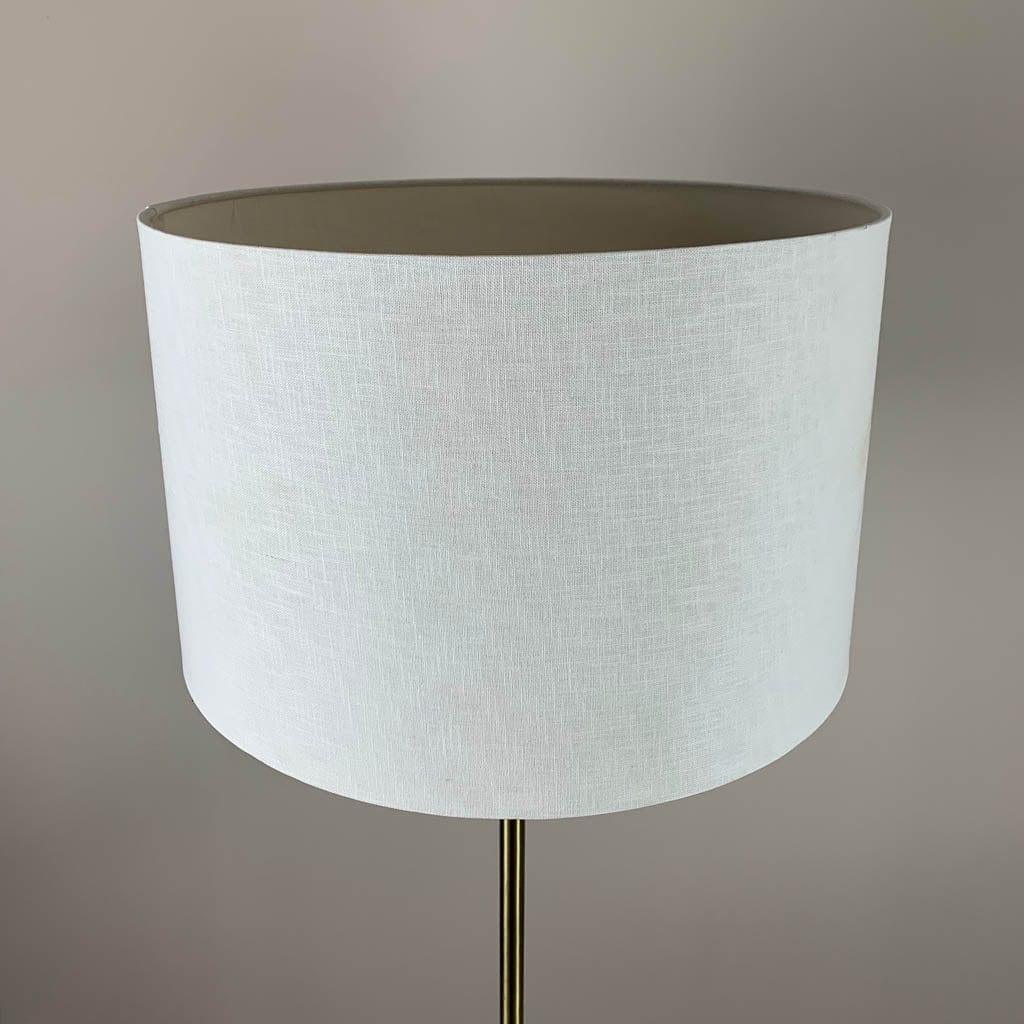 Belford Antique Brass Floor Lamp with Choice of Shade