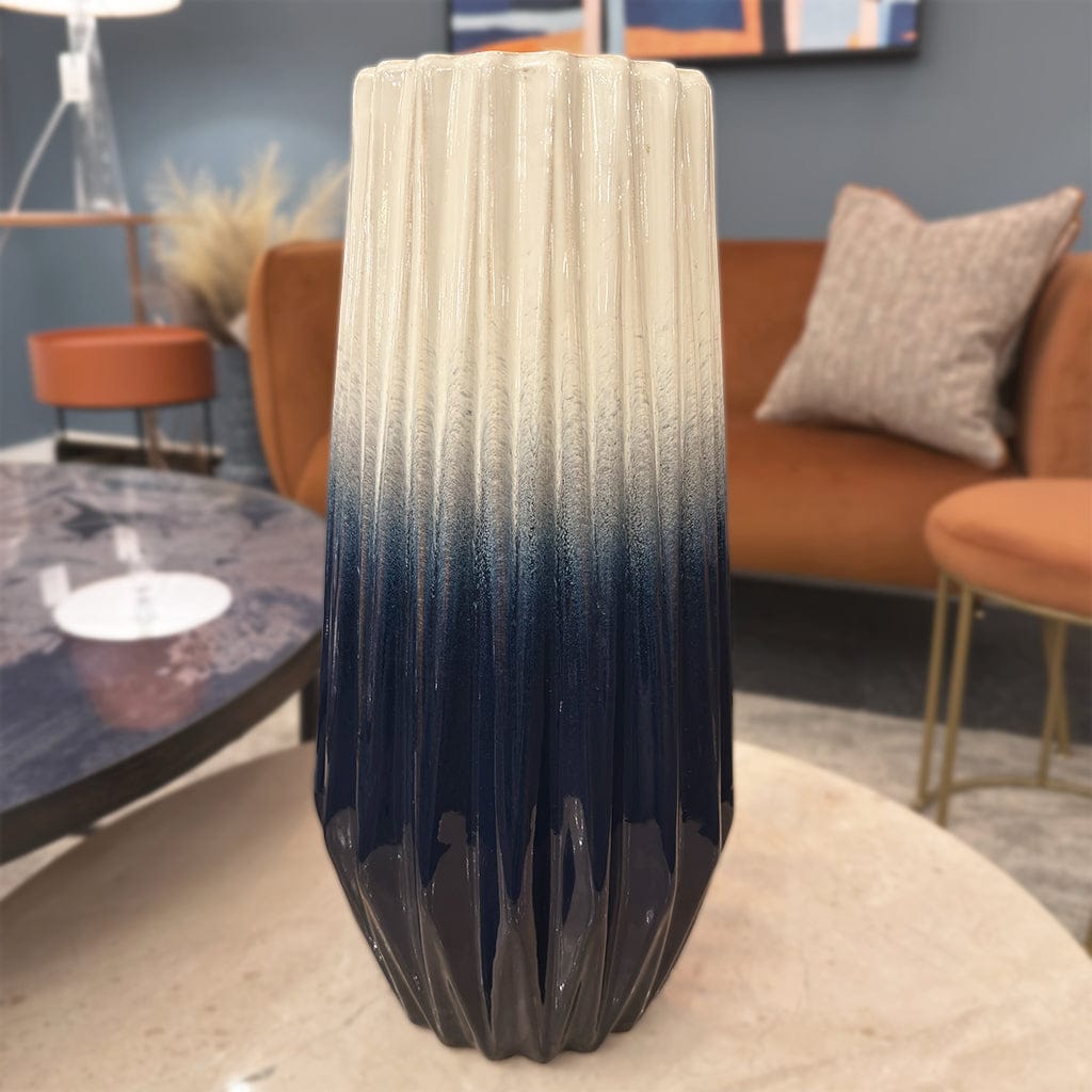 Blue Ombre Large Vase