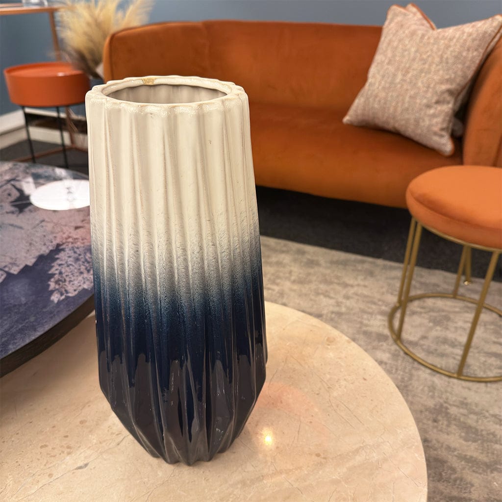 Blue Ombre Large Vase