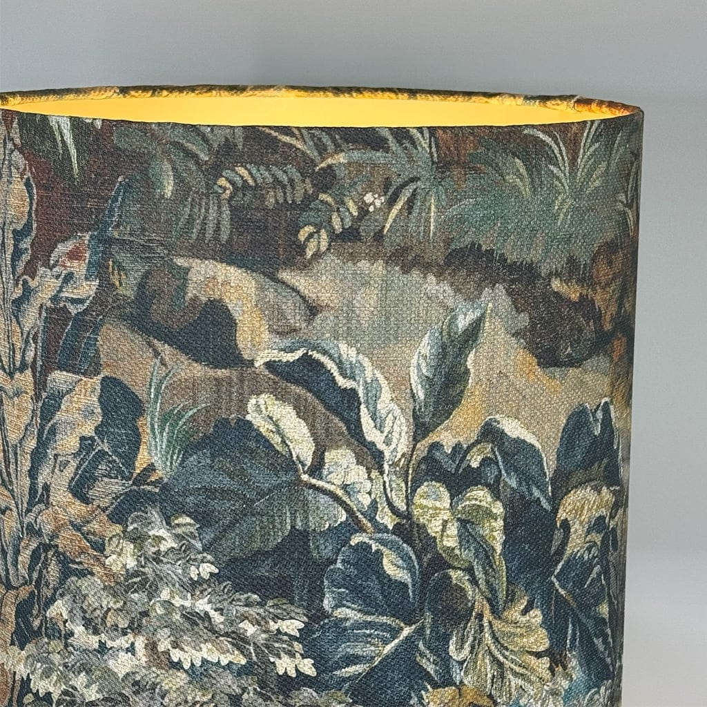 Ren Ceramic Table Lamp with Elysian Forest Lampshade