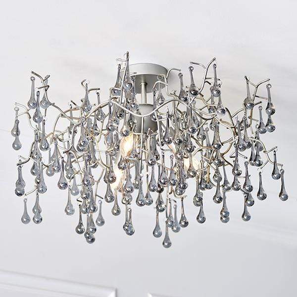 Eve 3 Light Semi Flush Ceiling Light