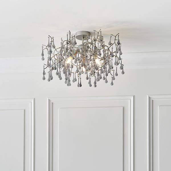 Eve 3 Light Semi Flush Ceiling Light