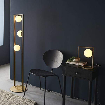 Orbit Brushed Gold Table Lamp