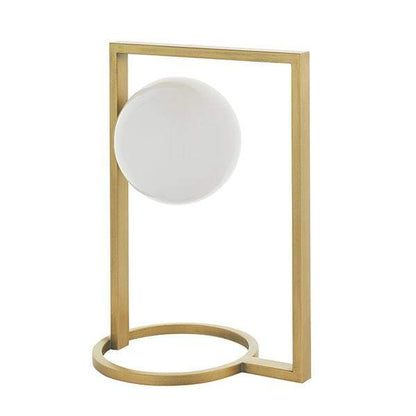 Orbit Brushed Gold Table Lamp