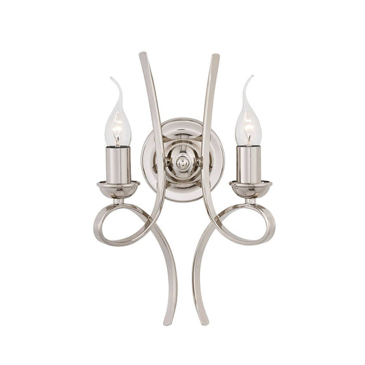 Penn Nickel Twin Wall Light