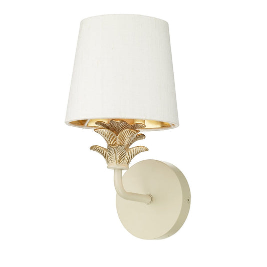 David Hunt Cabana Wall Light Cream & Gold