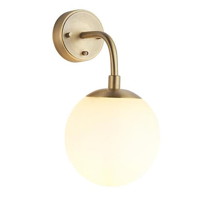 Keleti Matt Antique Brass Wall Light