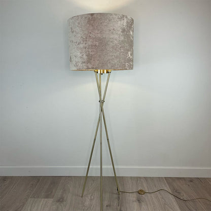 Antique Brass Brondby Floor Lamp with Choice of Shade