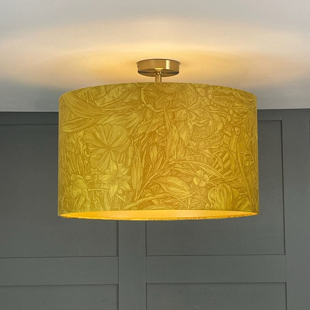 Timorous Beasties Jungle Tangle Lemon Shade