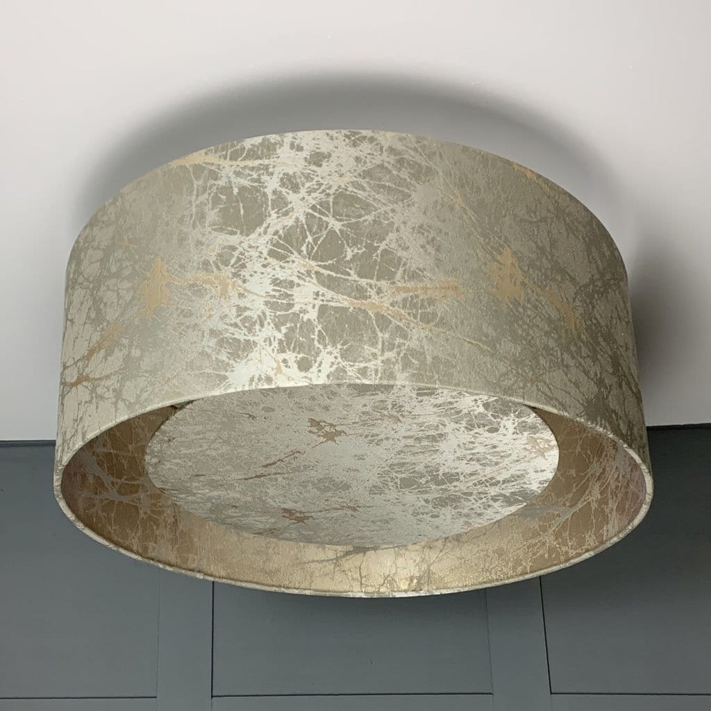 Lava Stone Pendant Shade with Matching Baffle