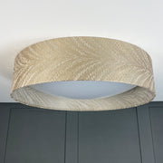 Midi 3 Light Flush Ceiling Light with Luxor Stone