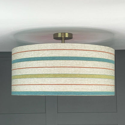 Westbourne Laurel Shallow Shade with Saxon Chilli Fabric Lining