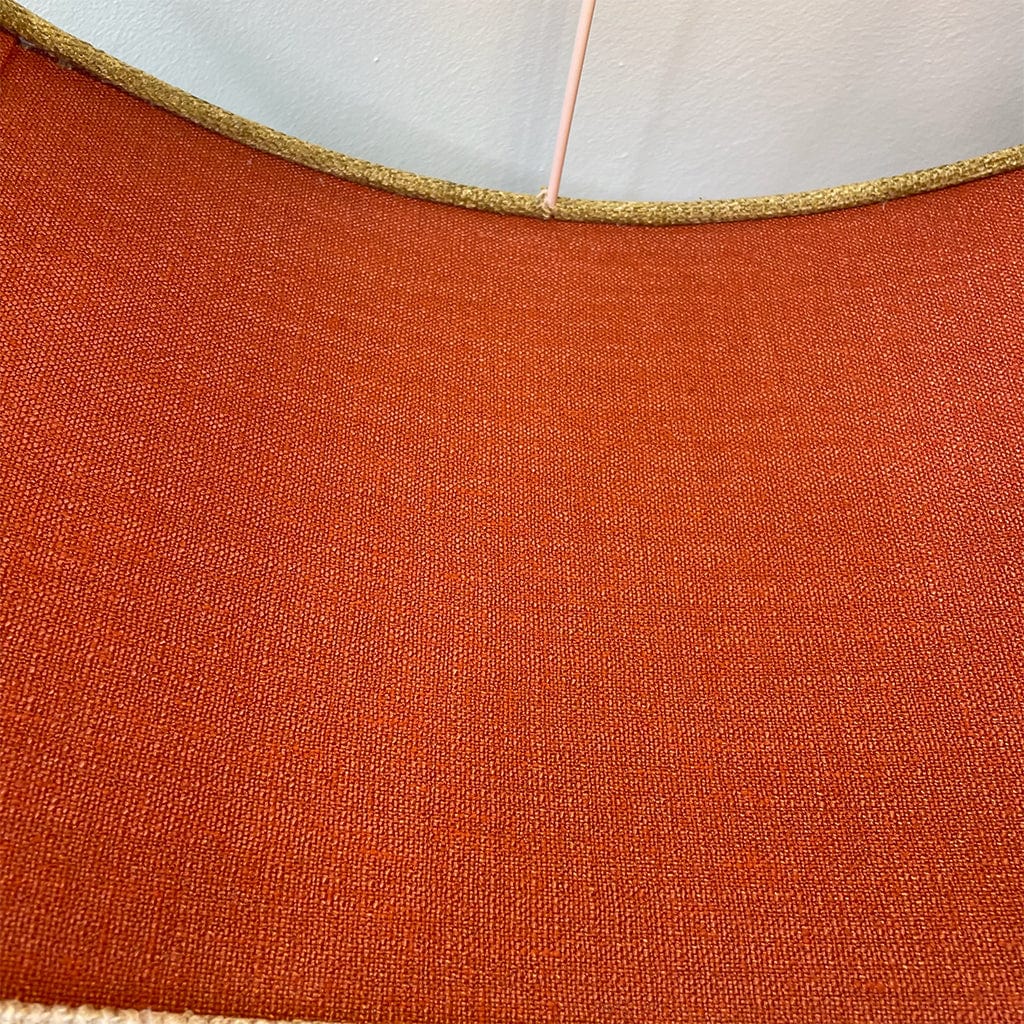 Westbourne Laurel Pendant Shade with Saxon Chilli Fabric Lining