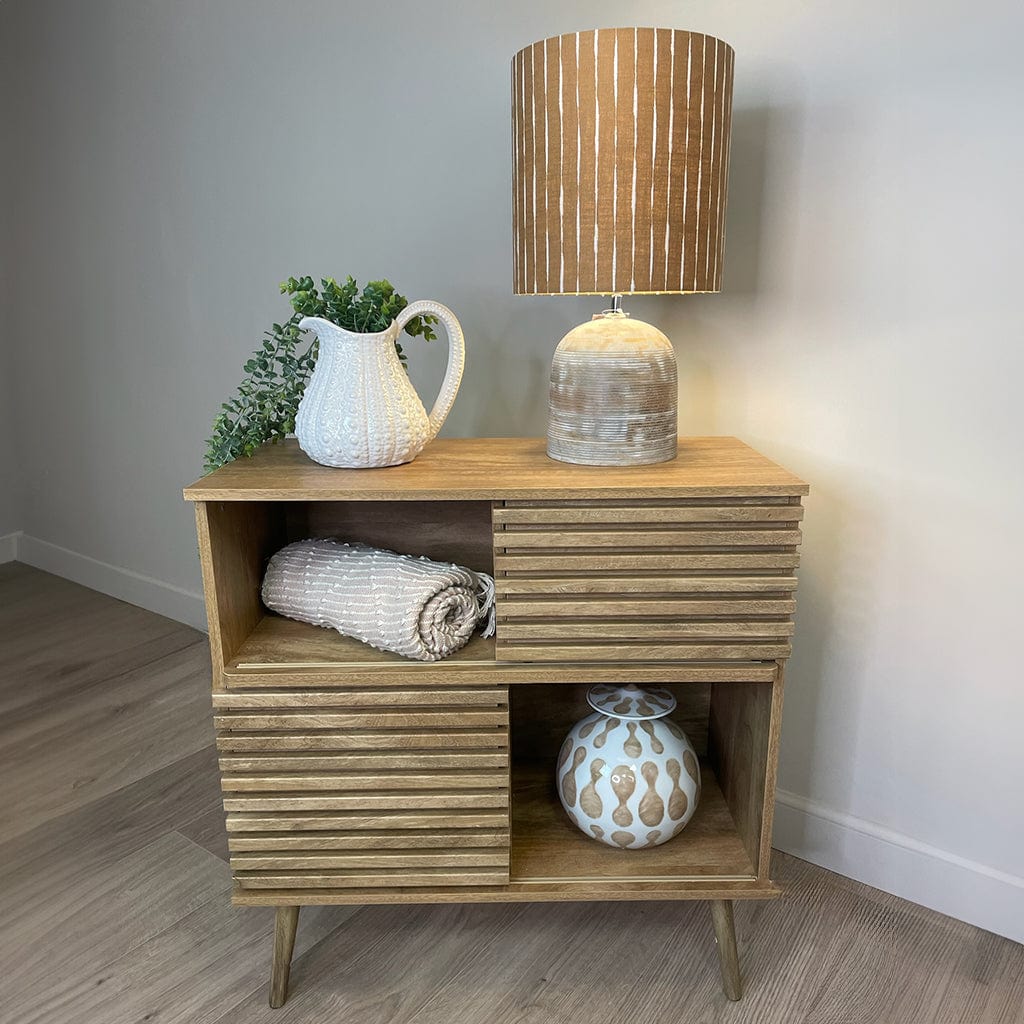 Tan Lidded Jar