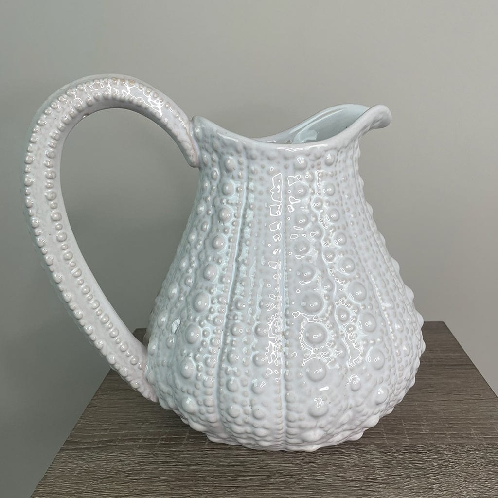 Large White Urchin Jug