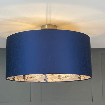 Carnaby Midnight Shade with Solaris Blue & Grey Lining