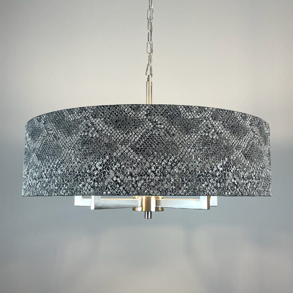 Circa 5 Light Brushed Steel with Viper Bronze