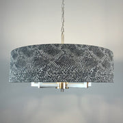Circa 5 Light Brushed Steel with Viper Bronze