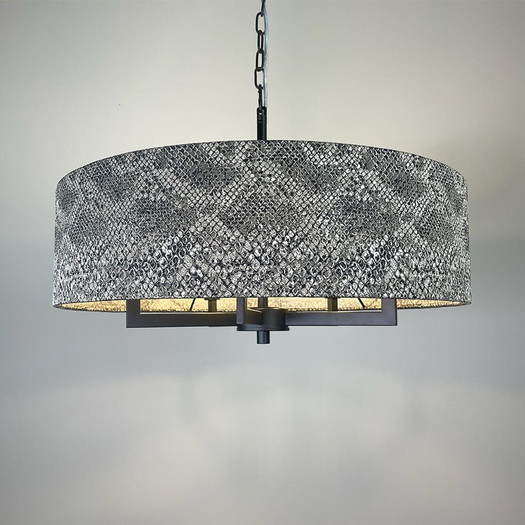 Circa 5 Light Matt Black with Viper Bronze