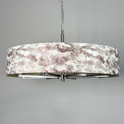 Circa 8 Light Brushed Steel with Varini Mocha