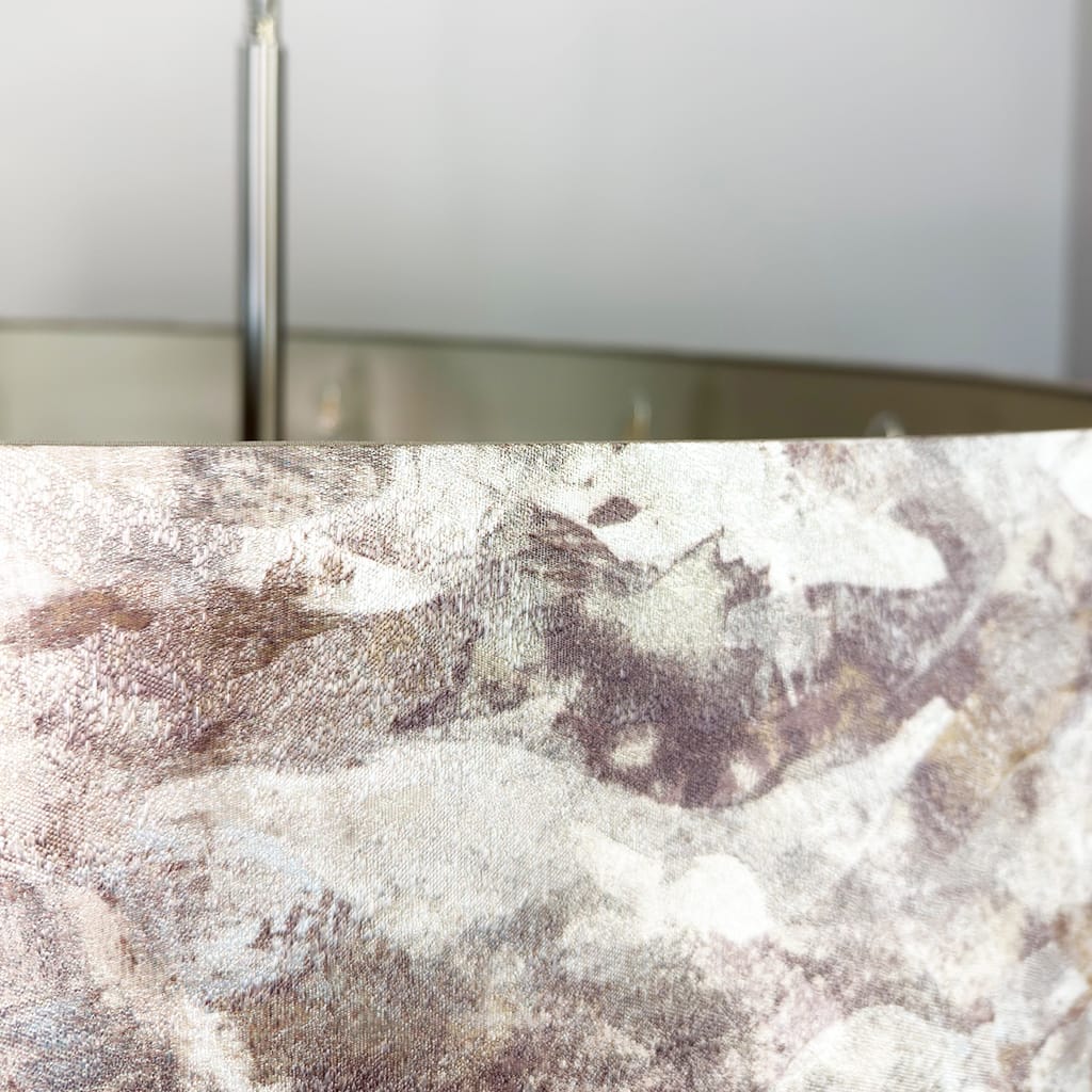 Circa 8 Light Brushed Steel with Varini Mocha