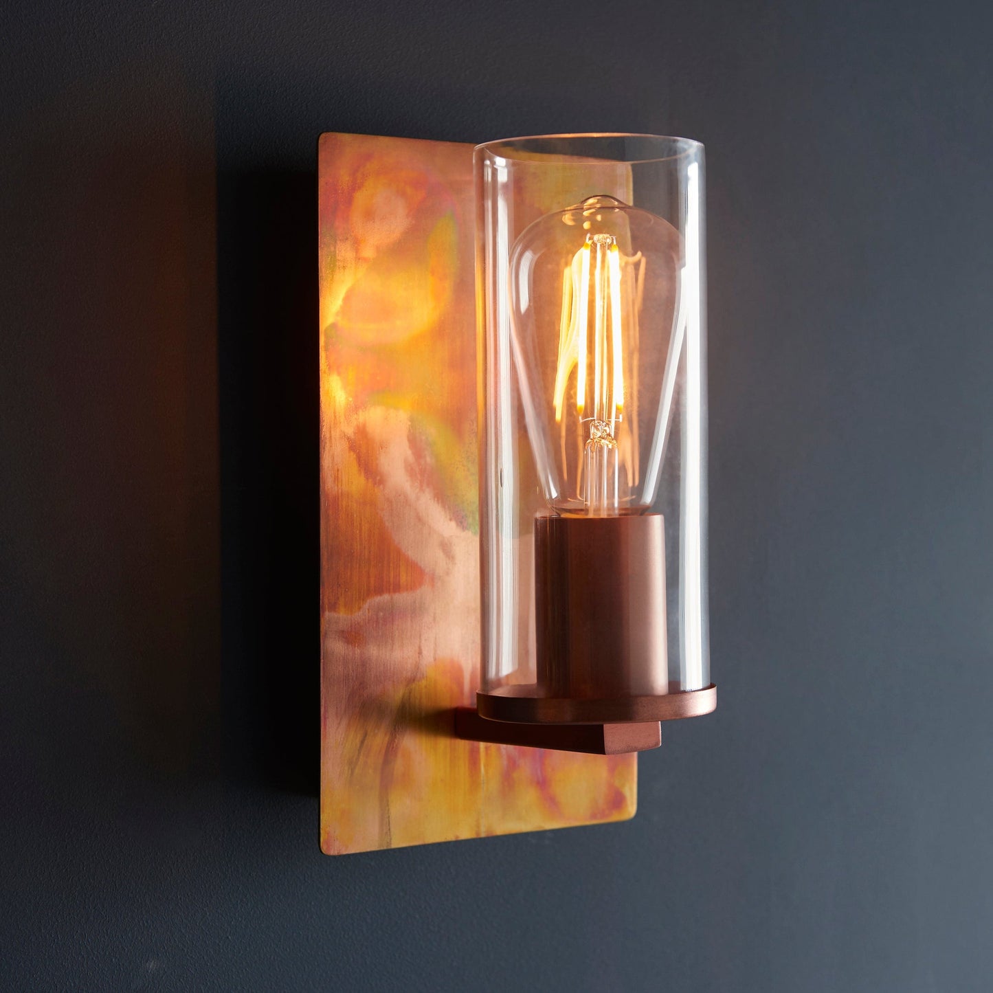 Fife Patina Wall Light