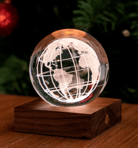 Amber Crystal Rechargeable Light - Earth