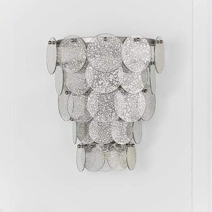 Elsa 2 Light Antique Silver Wall Light