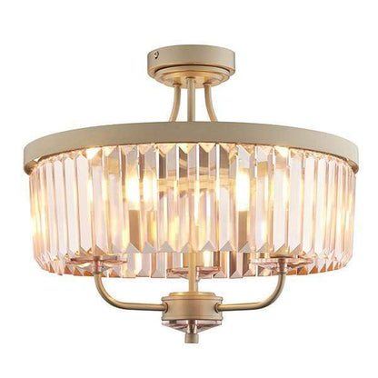 Lulu 3 Light Semi Flush Ceiling Light