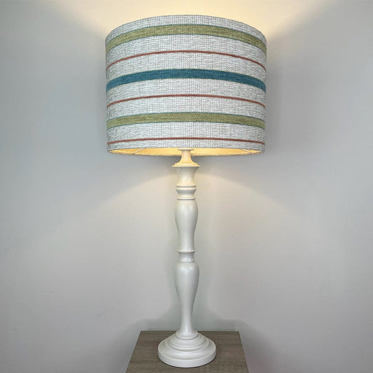 Chambray Cream Table Lamp with Westbourne Laurel Shade