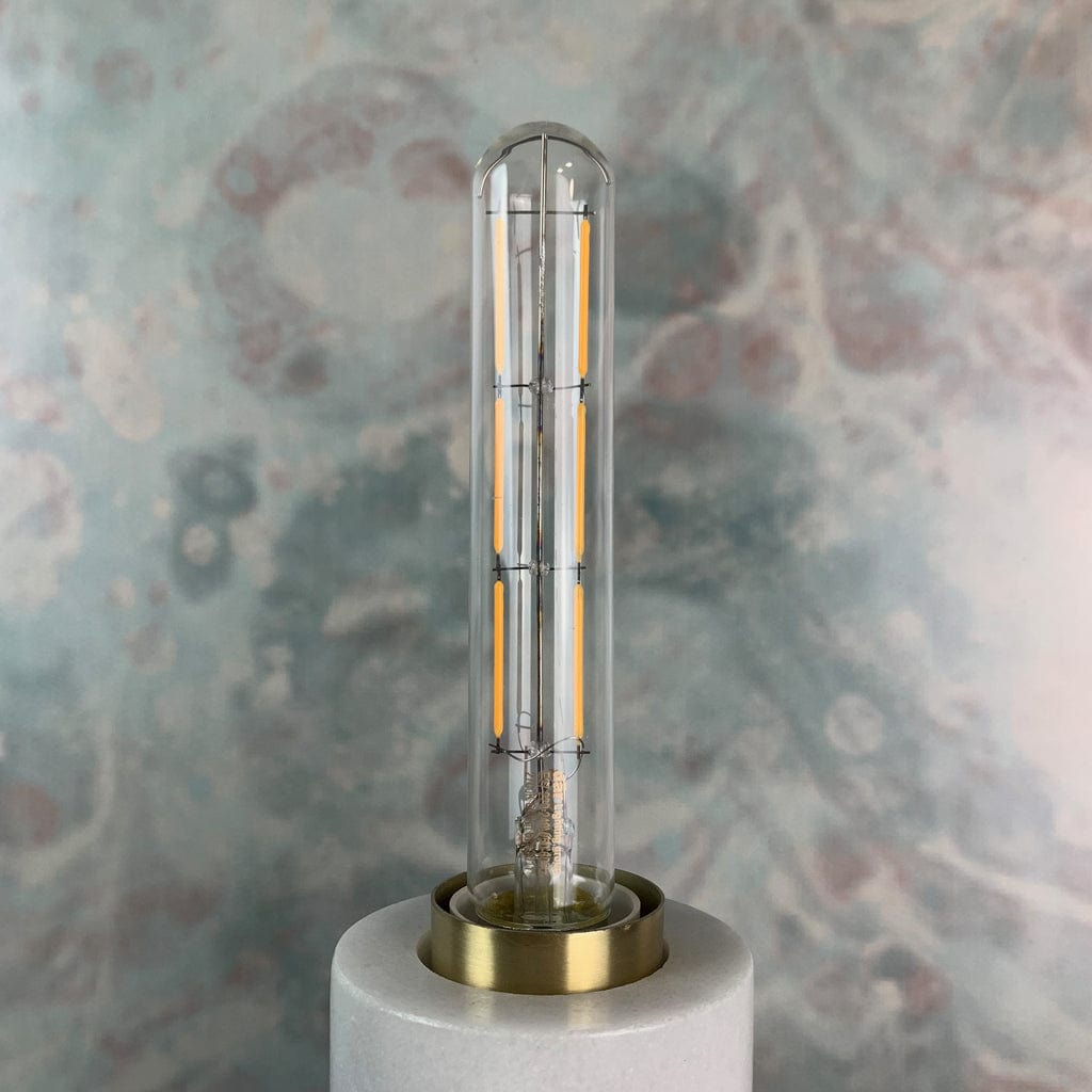 E27 Clear Tubular 6W Dimmable LED